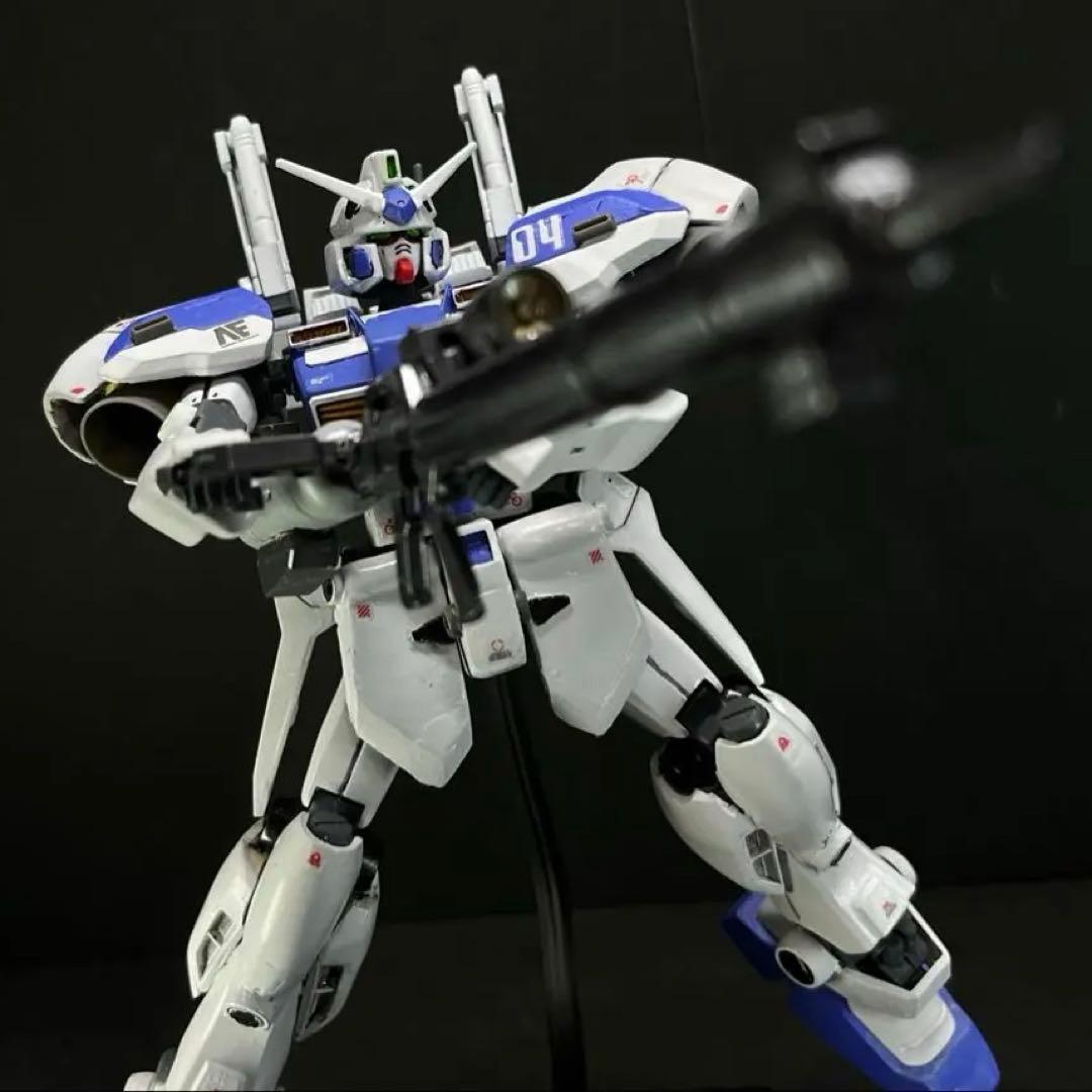 改造ガンプラ　塗装済み完成品　hg ガンダム試作4号機　GP04 ガーベラ