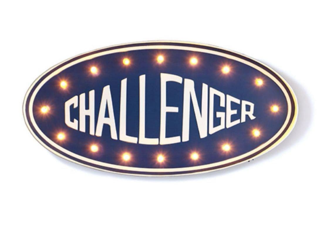 小物 CHALLENGER/LIGHTNING SIGNBOARD LED