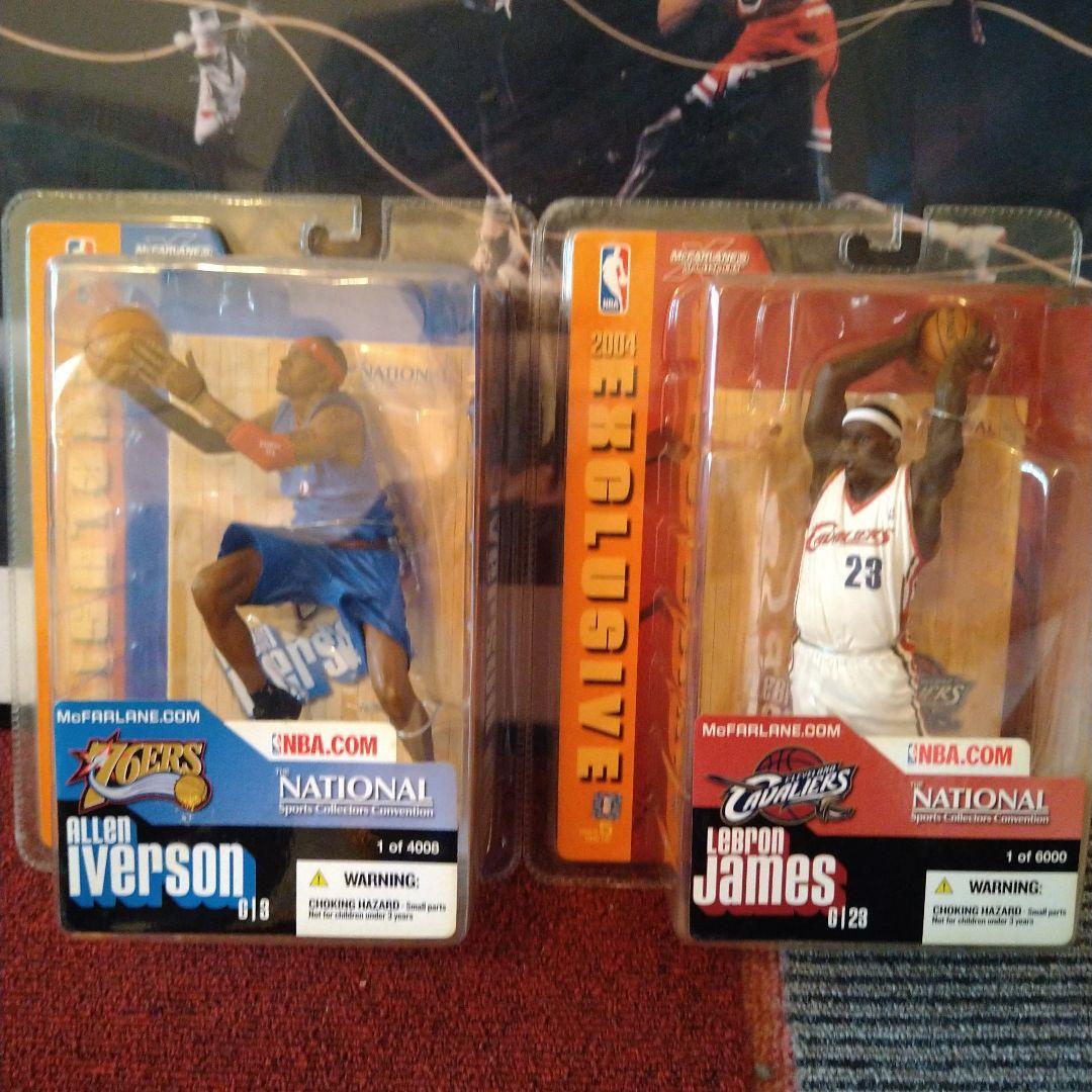 NBA　マクファーレン　ナショナルセンター限定　レブロンジェームズ　アイバーソン