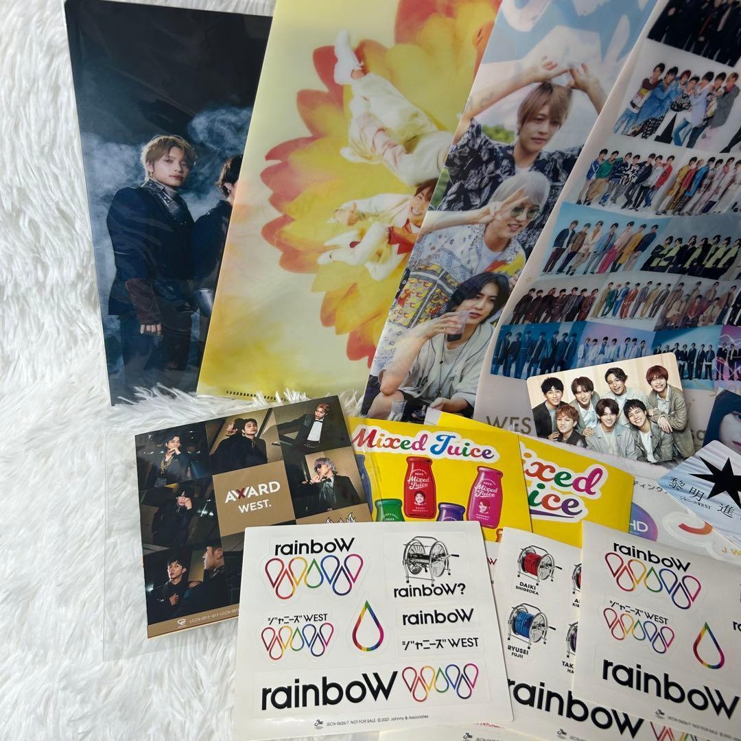 WEST. グッズまとめ売り 特典 ステッカー ファイル - メルカリ