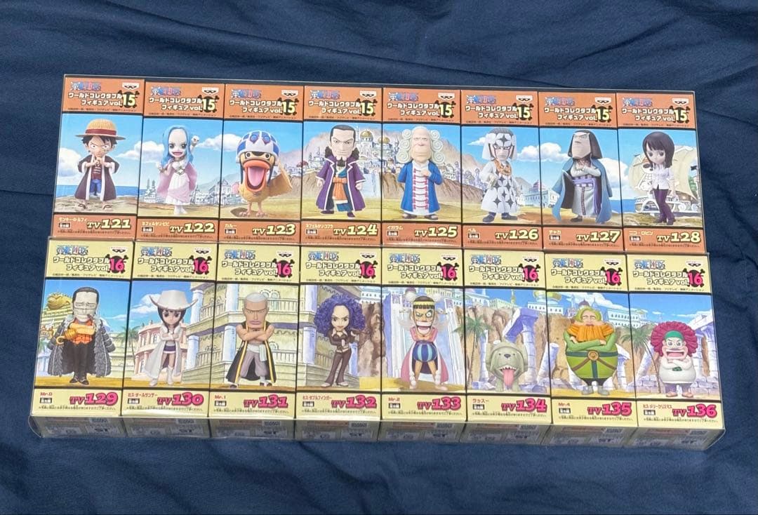 ワールドコレクタブルフィギュア　ワンピース　vol.15 vol.16
