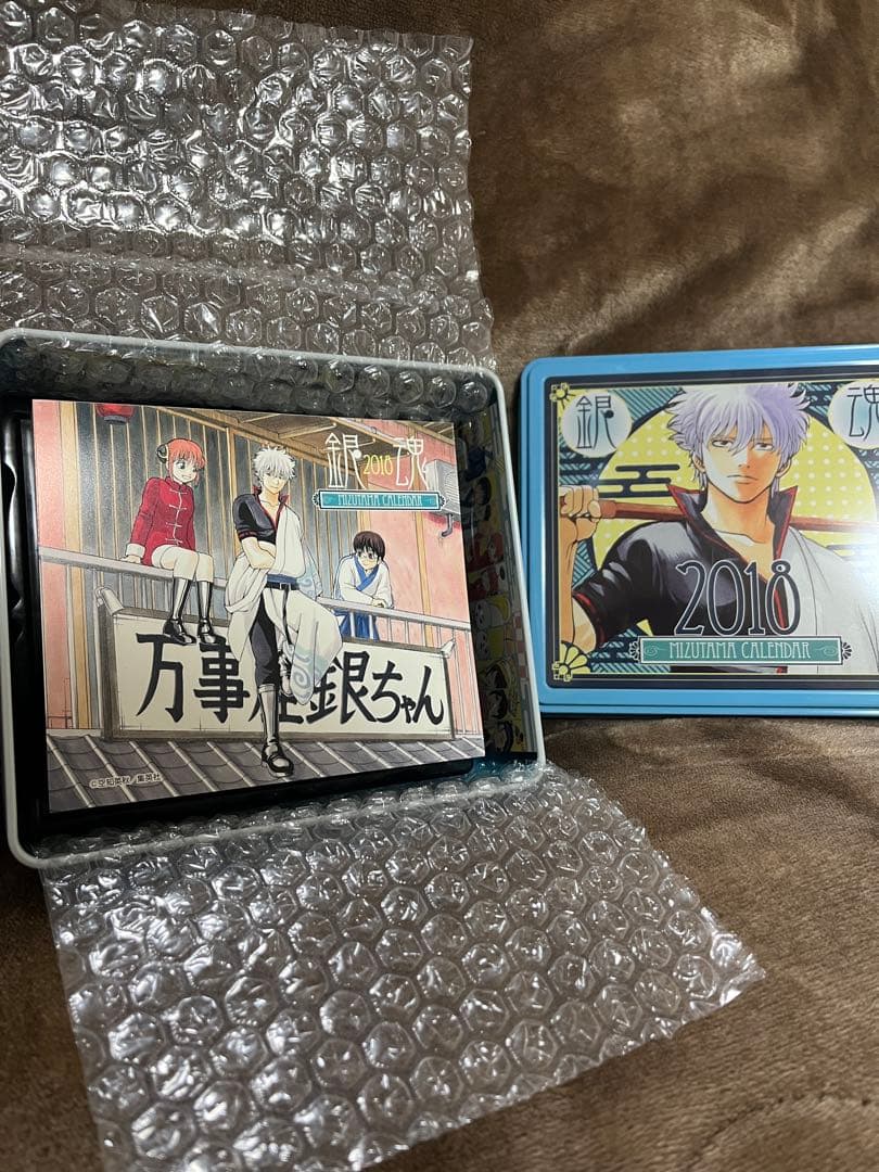 値下げ中『銀魂』コミックカレンダー2018 缶入り日めくり ～水魂