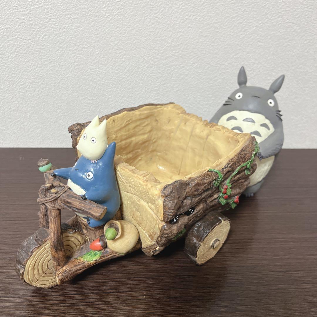 廃盤品 となりのトトロ ガーデニングプランター 森の三輪車 フィギュア