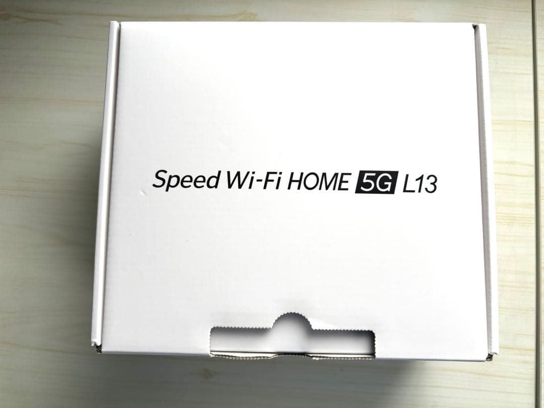 Speed Wi-Fi  5G L13 ホワイト　美品　ホームルーター