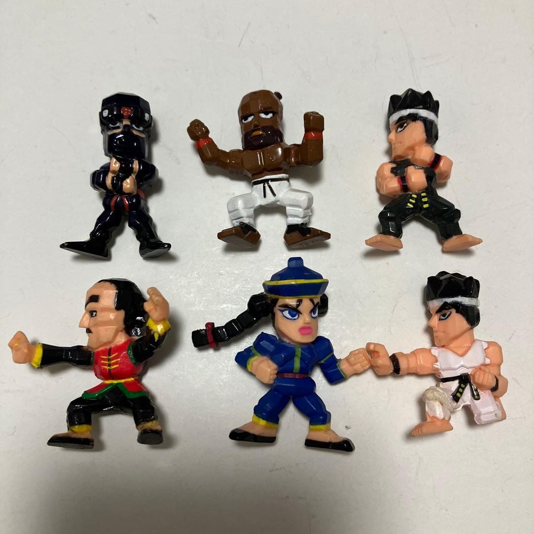 6点セット❗️バーチャファイター ミニ フィギュア 彩色 消しゴム