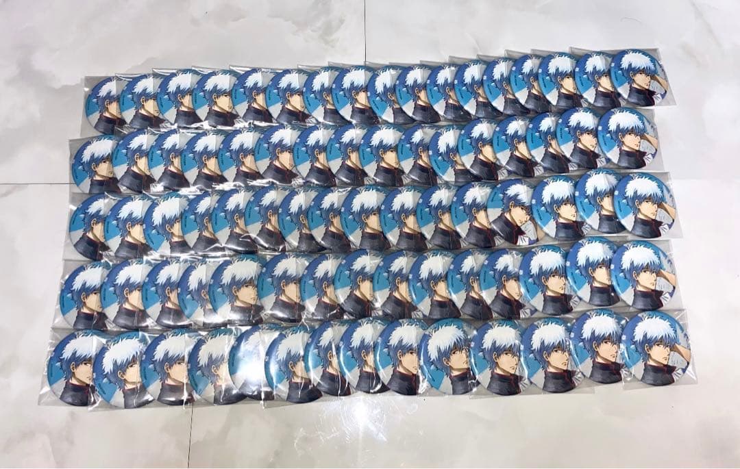 銀魂 坂田銀時 まとめ売り 缶バッジ 78個セット