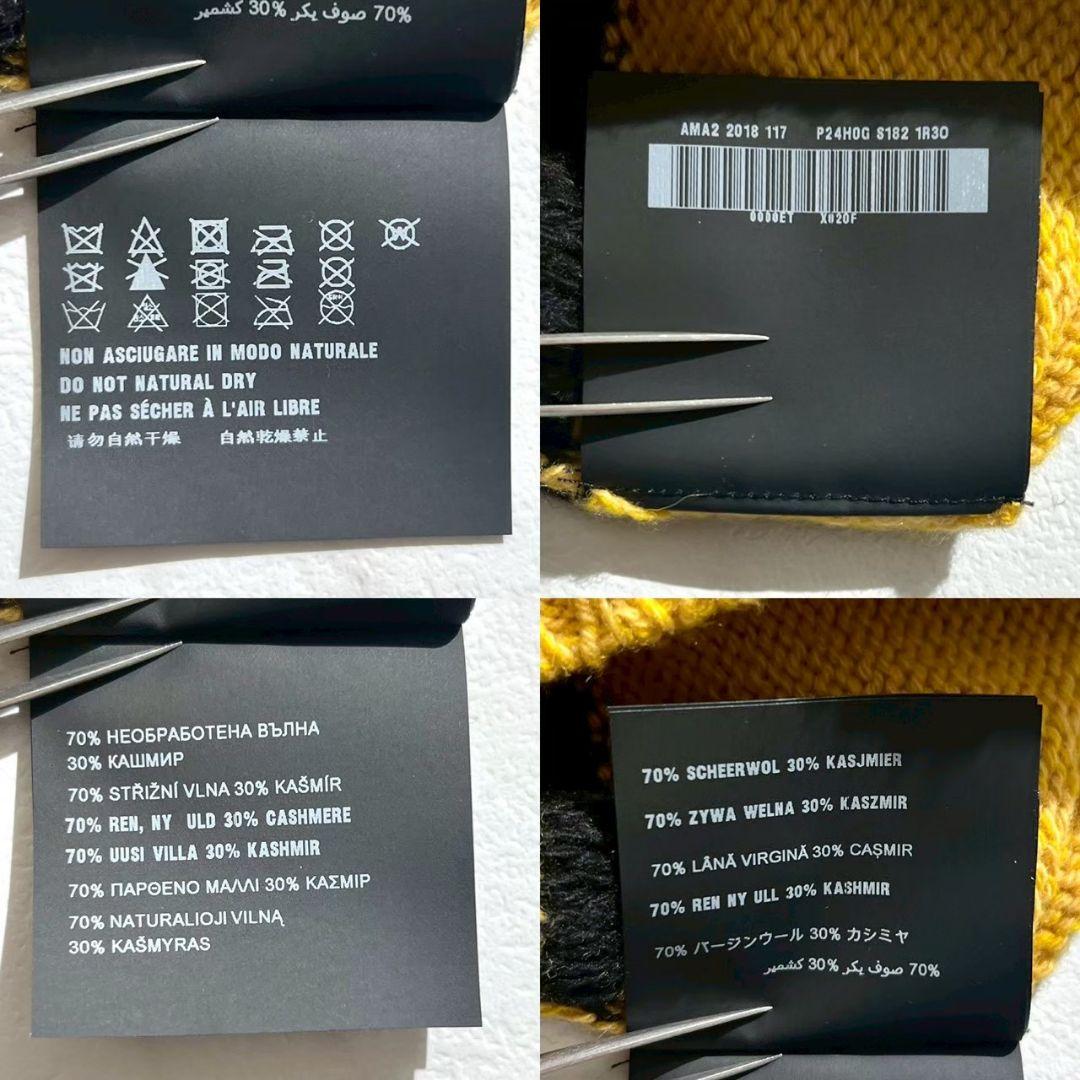 極美品！プラダ モンキー刺繍 カシミヤ混 クルーネックニット セーター