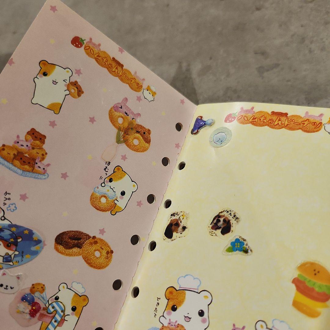 レア 平成レトロ ハムちゃんドーナツ シール帳（シールあり） - メルカリ