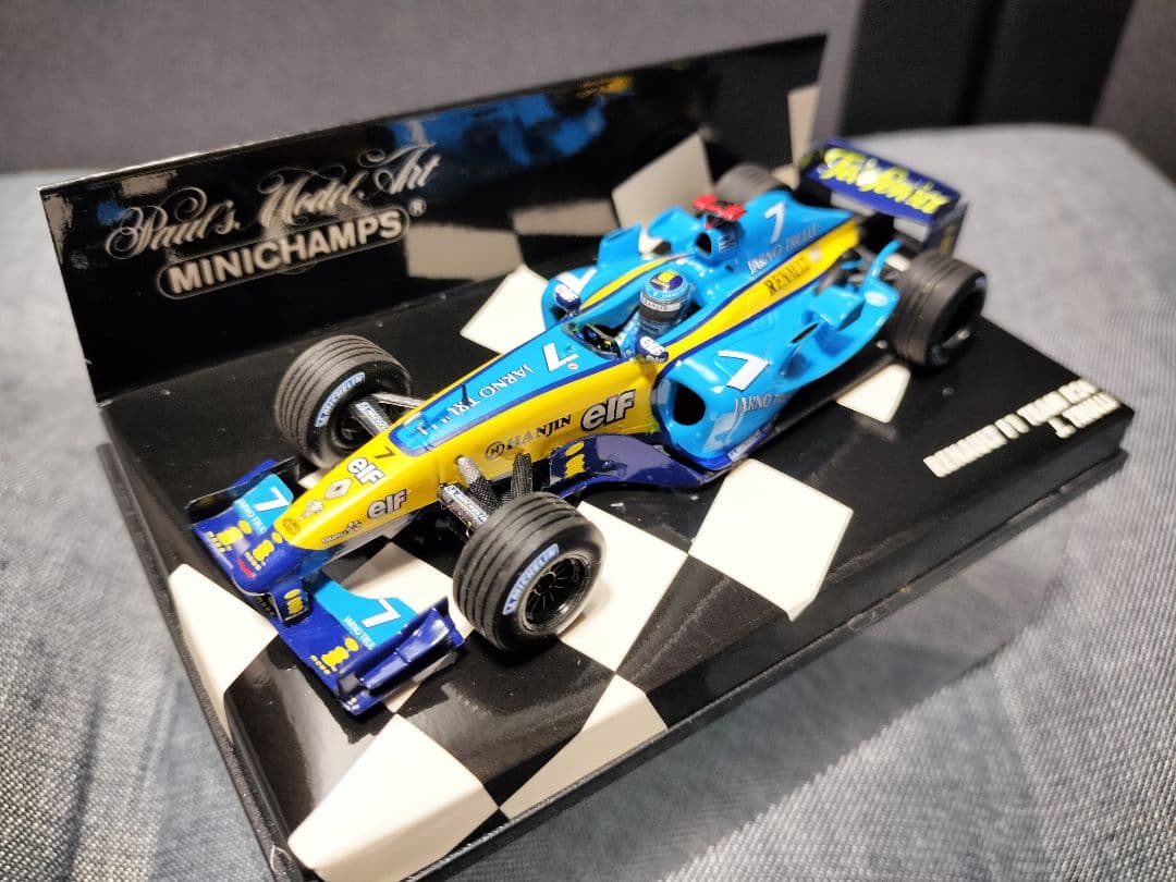 スポーツ 1/43 minichamps Renault F1 R24 J.Trulli