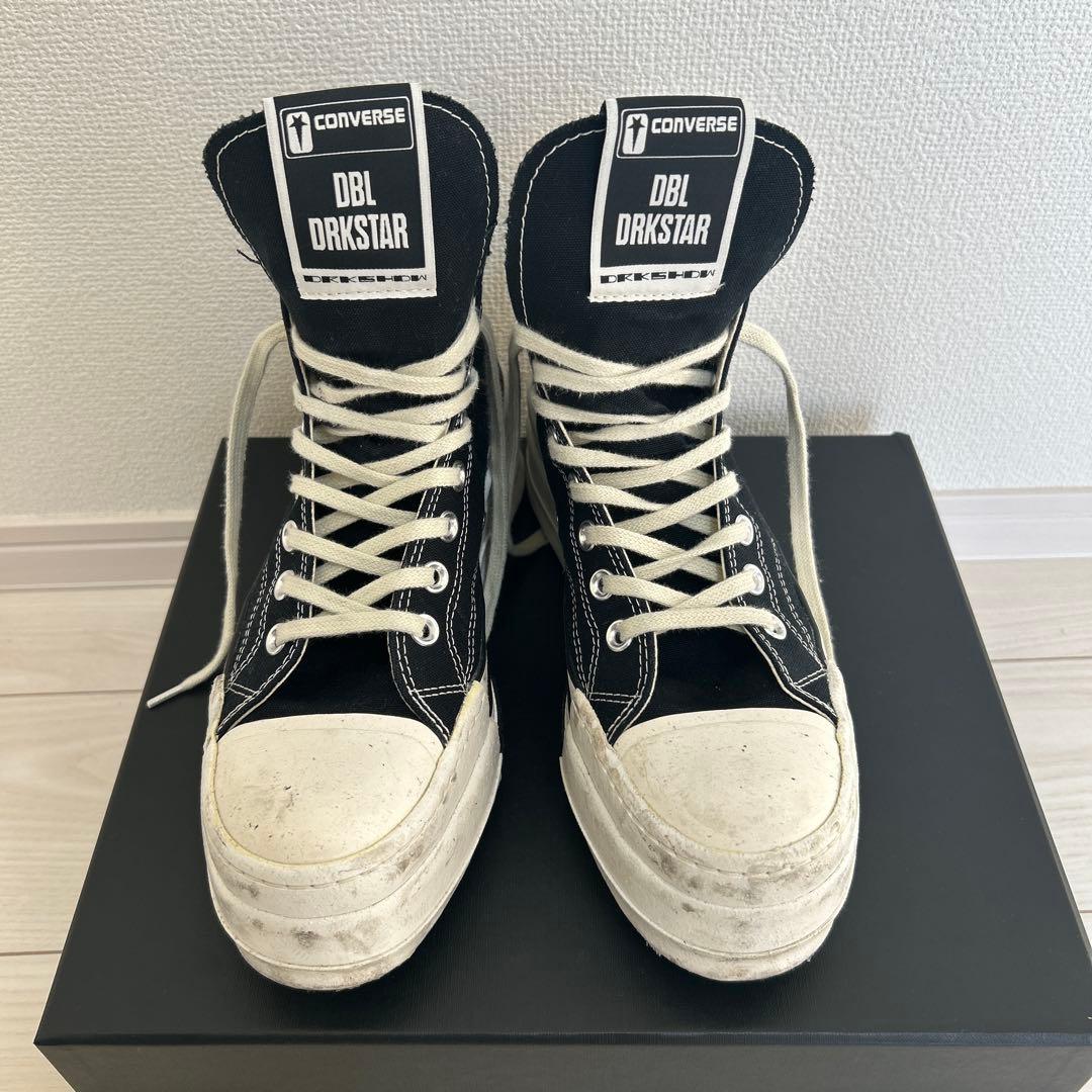 リックオウエンス　コンバース　DBL DRKSTAR