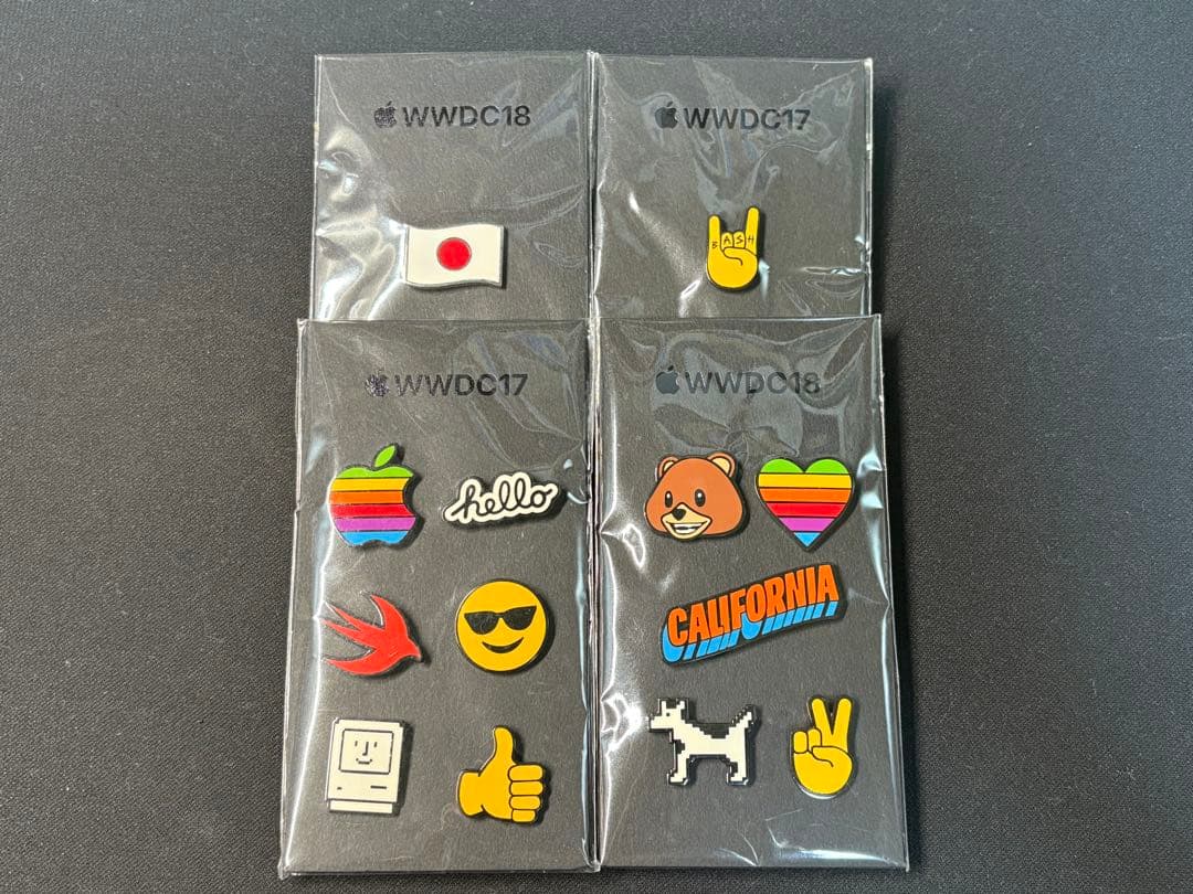Apple WWDC17 ピンバッジ