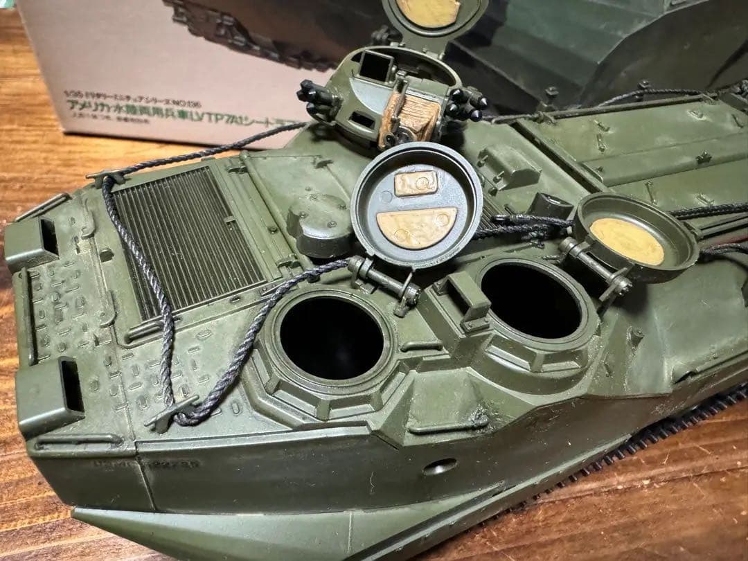希少【完成品プラモデル】タミヤ シードラゴン (１／３５ ミリタリー) 絶版 タミヤ 1/35 アメリカ水陸両用兵車 LVTP7A1 シードラゴン - メルカリ