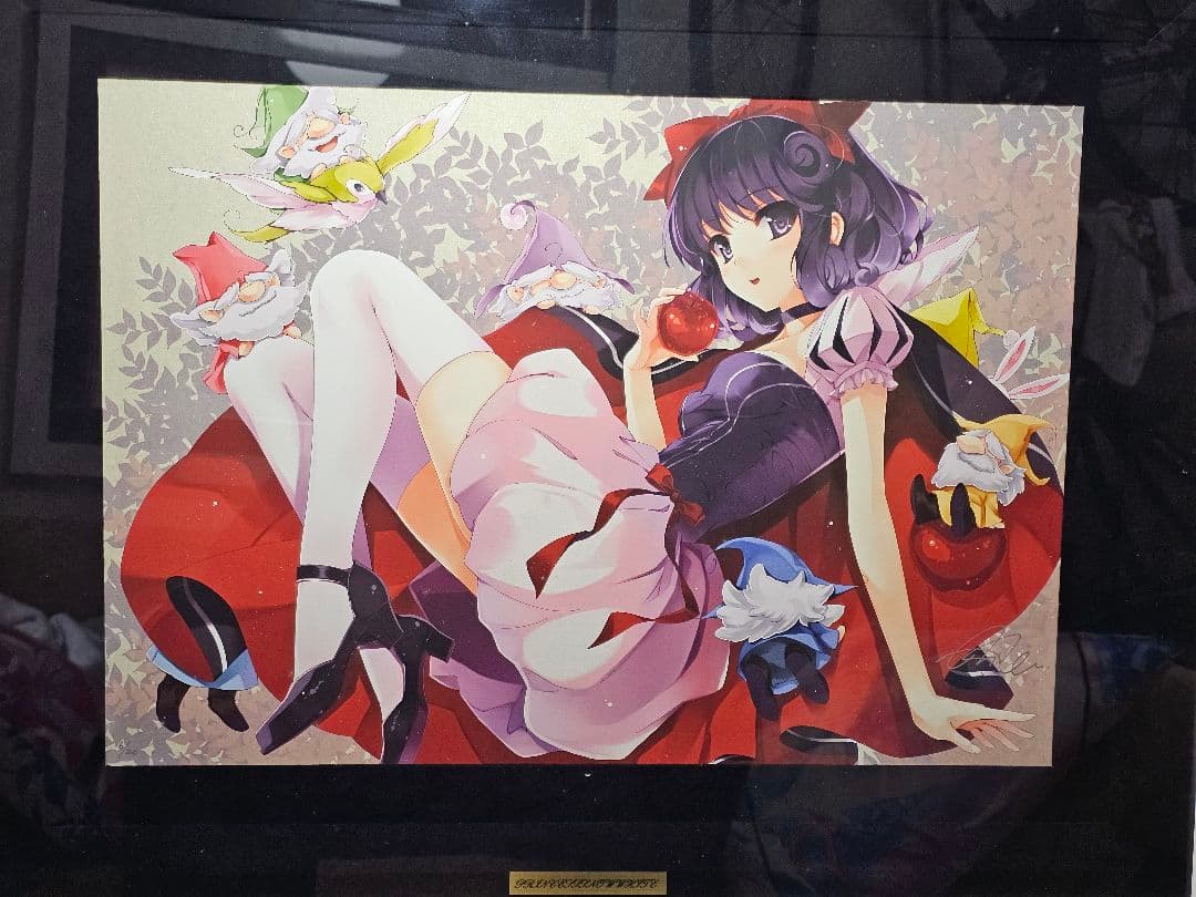 黒谷忍 版画 Princess  White 白雪姫 元箱 保証書なし