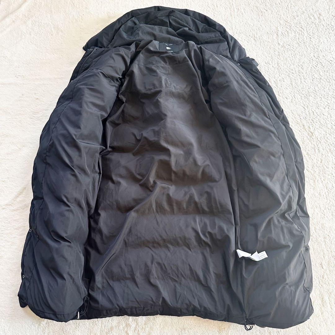 ZARA WOMAN ロングダウンコート M ベンチコート ダウン90% 黒 - メルカリ