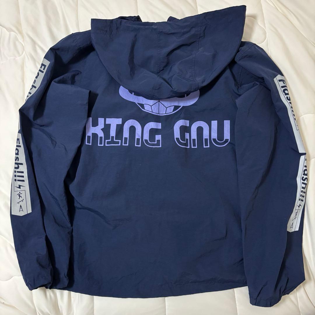 King Gnu アノラック　Mサイズ　ネイビー ジップアップ