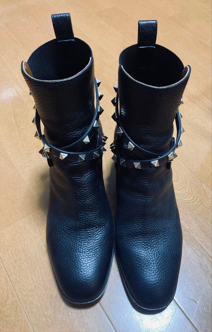 valentino ブーツ　38 VALENTINO GARAVANI シューズ | ショートブーツ ブラック メンズ | YOOX