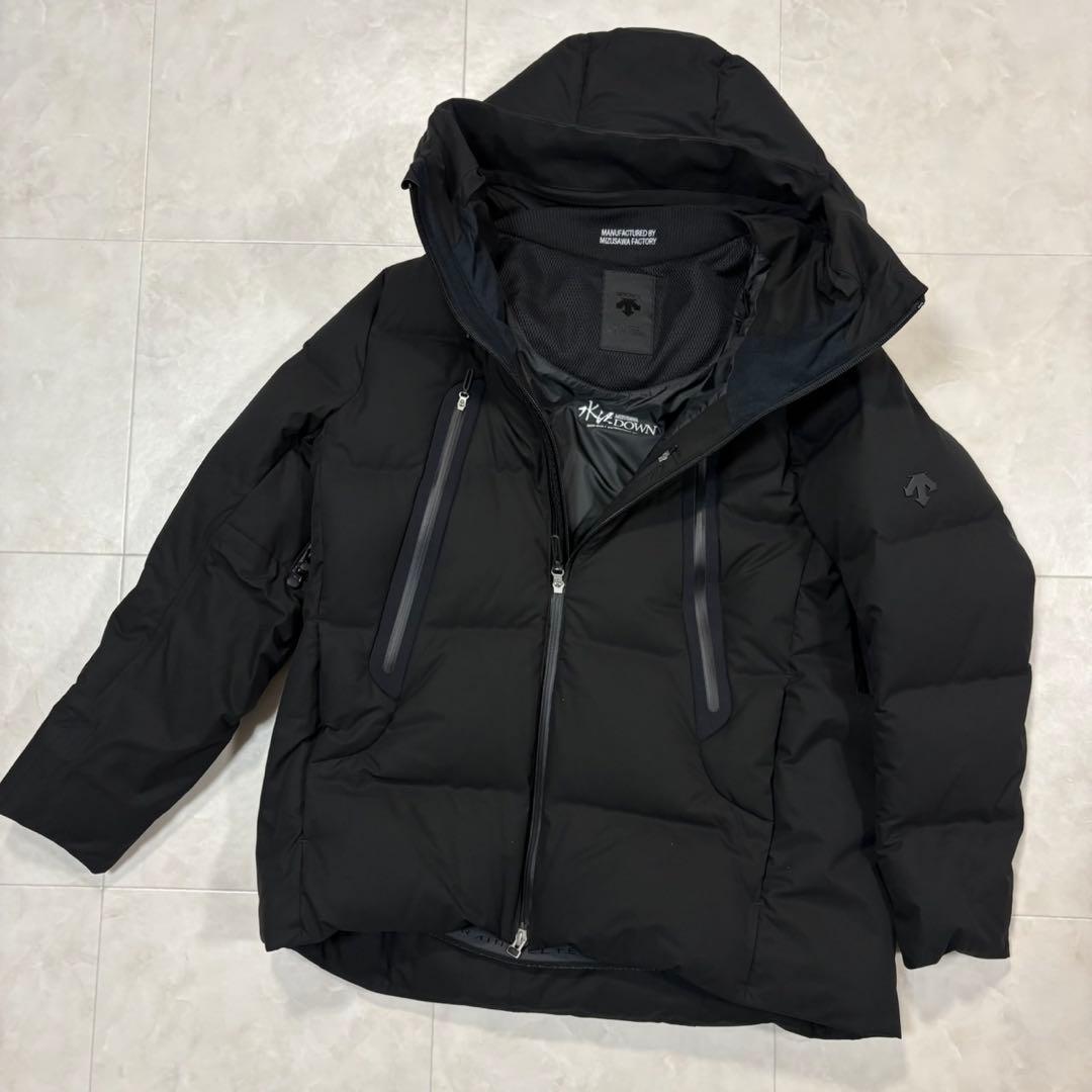 水沢ダウン イエナ IENA別注 デサント ブラック 黒 レディース