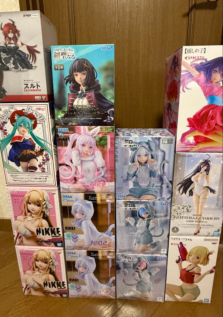 【まとめ売り】フィギュア 17体+スタンドライト 1点 新品未開封