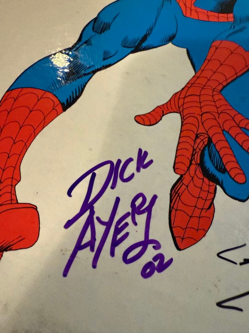 空*様 超希少！1966年代物スパイダーマンLP 6名直筆サイン COA付