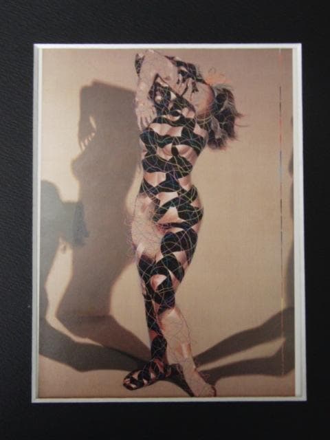 櫻井晨正、【裸婦立像】、希少な額装用画集より、新品額装付、状態良好