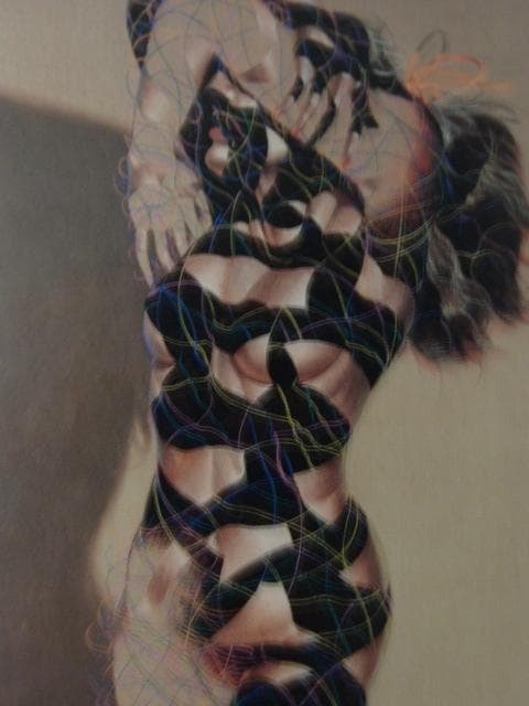 櫻井晨正、【裸婦立像】、希少な額装用画集より、新品額装付、状態良好