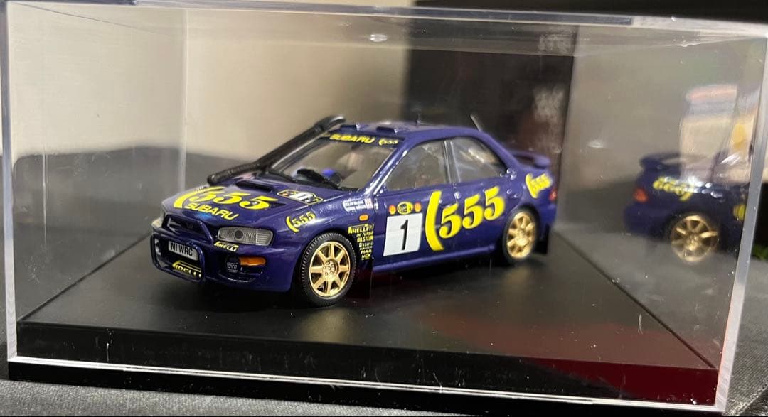 「1/43 WRC サファリ97 インプレッサ＋トヨタ86 京商」