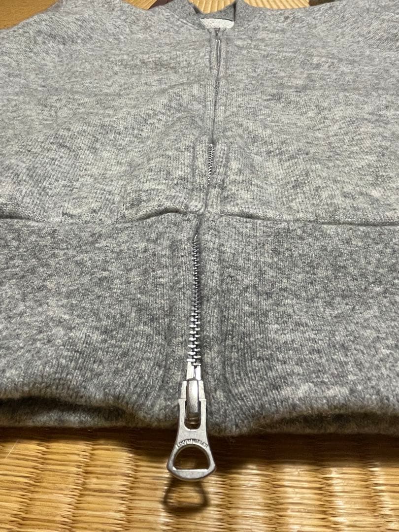 暖かい】LOOPWHEELER 受注会限定 ウール MA-1 カーディガン