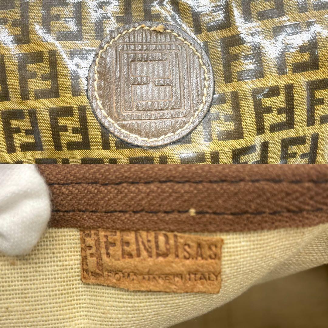 美品✨フェンディ ボストンバッグ ズッカ柄 FFトラベル 大容量