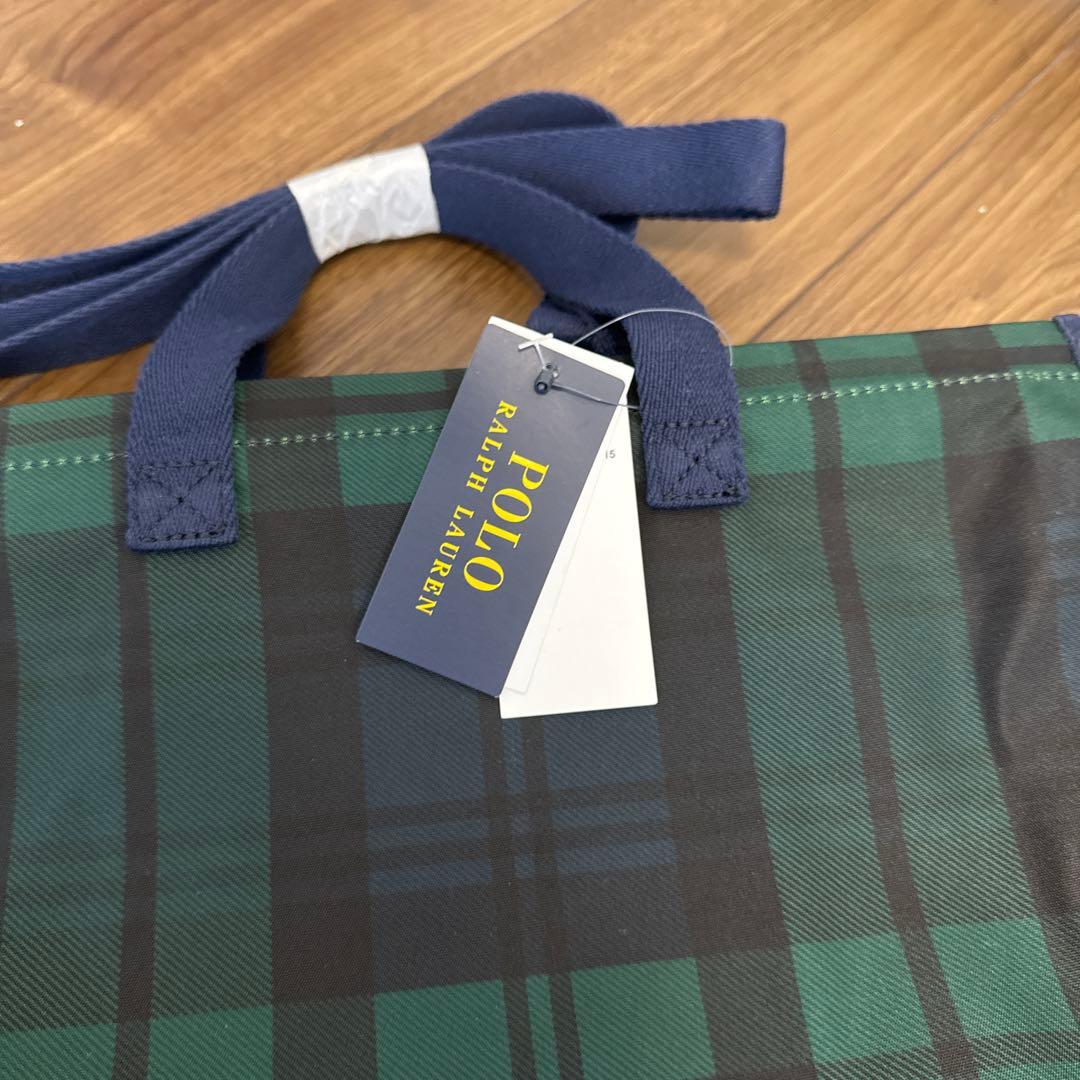 ポロ ラルフローレン レッスンバッグ プラッド オックスフォード