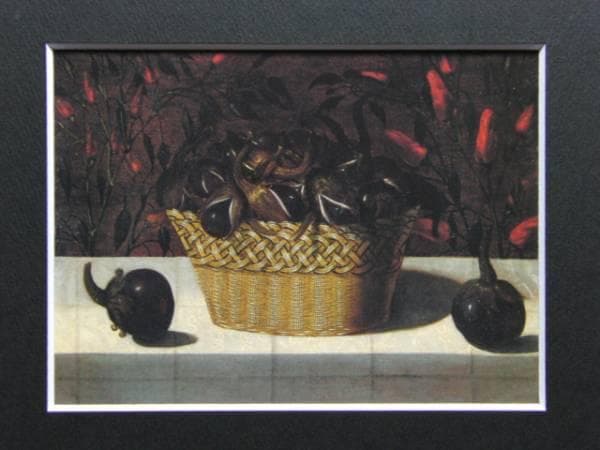 ブラス・デ・レデスマ、籠のナス、超希少、新品額付、状態良好