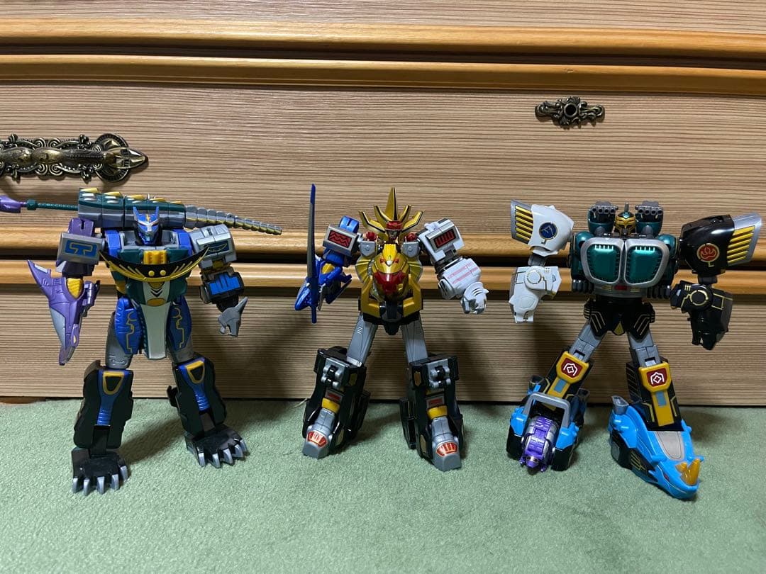 ガオレンジャー パワーアニマルフルセット！ PowerRangers Wild Force All Megazord】百獣戦隊ガオレンジャーの全