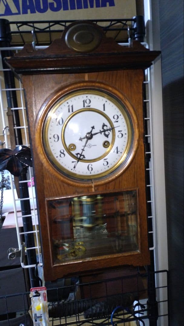 SEIKOSHA 精工舎 柱時計 古時計 ゼンマイ - メルカリ