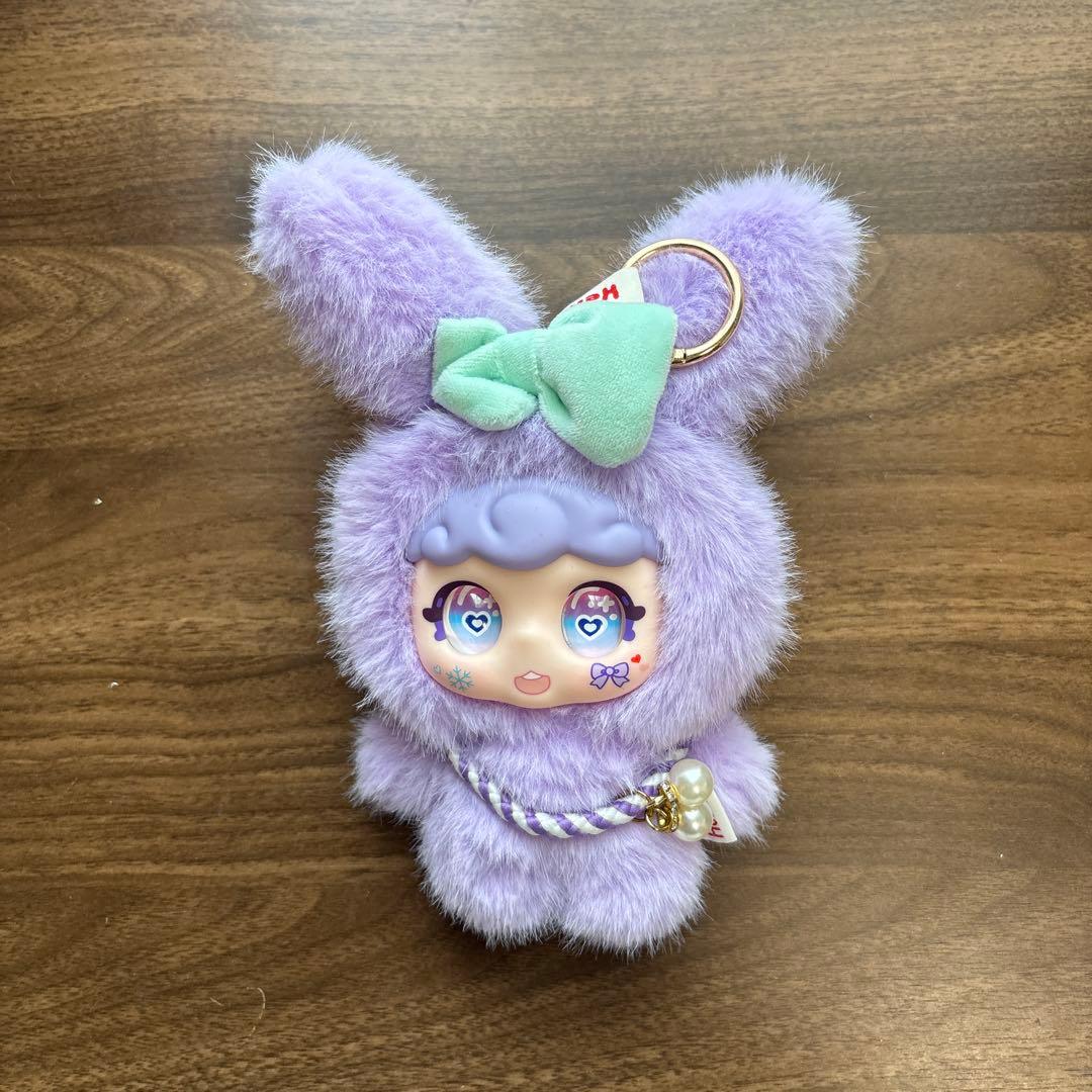 ラベンダーウサギ型ぬいぐるみ - メルカリ