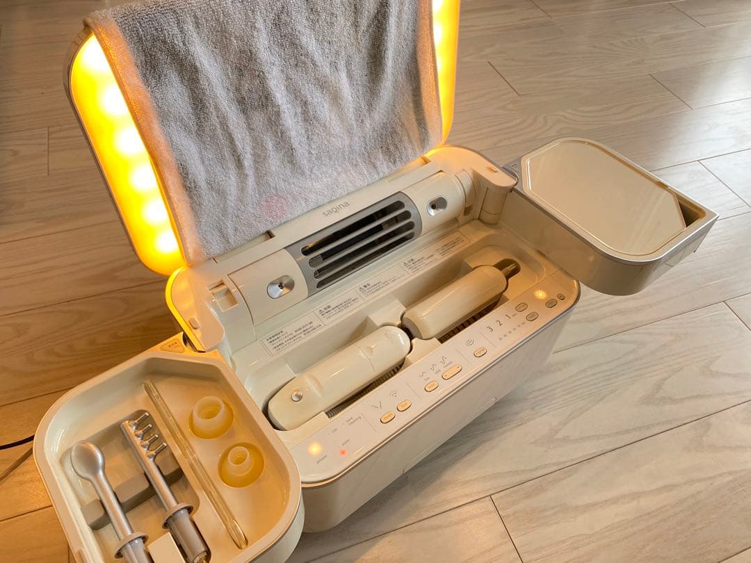 美品　サキナ　エステ　美顔器　ビジュー　スチーマー　セット