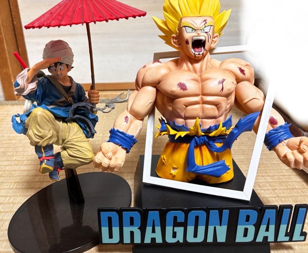 ドラゴンボール一番くじ　ラストワン賞&BWFC 傘孫悟空　　セット売り