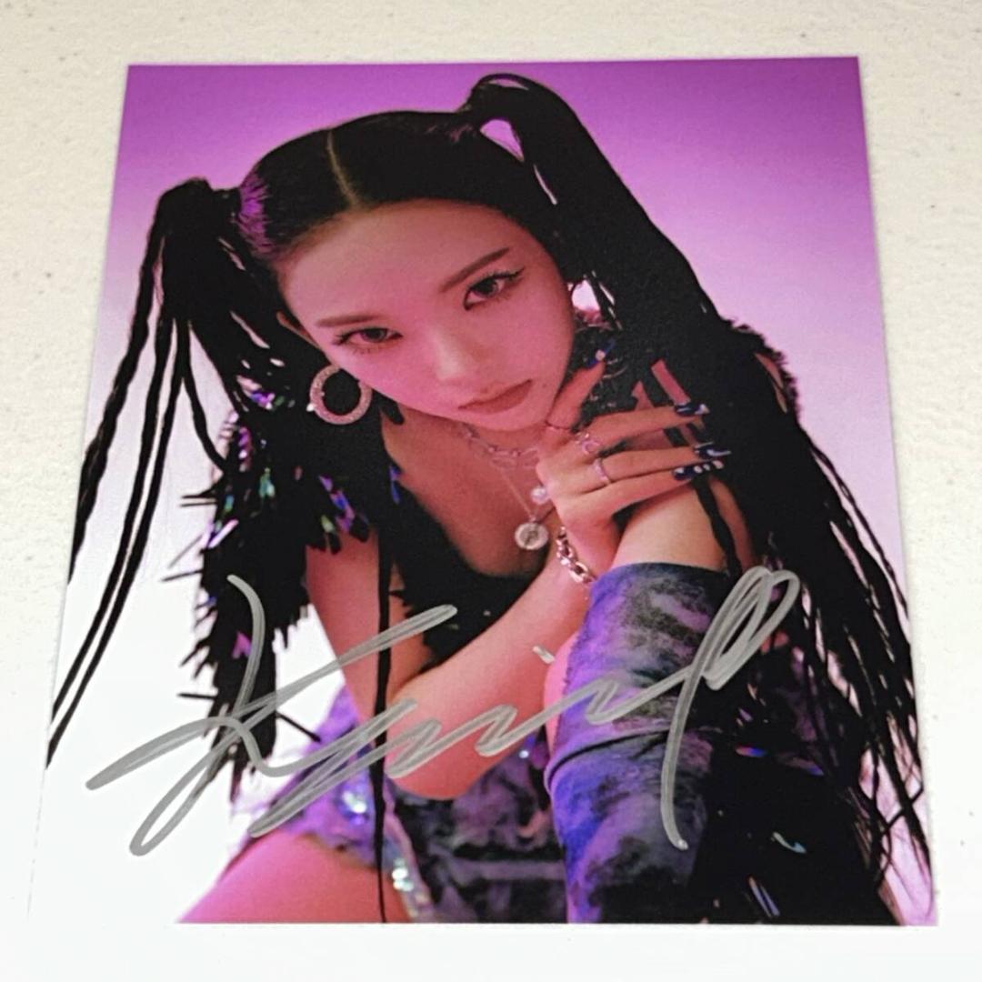 モ*ー様 aespa カリナ 直筆サイン「Next Level」2Lサイズ 写真 - メルカリ