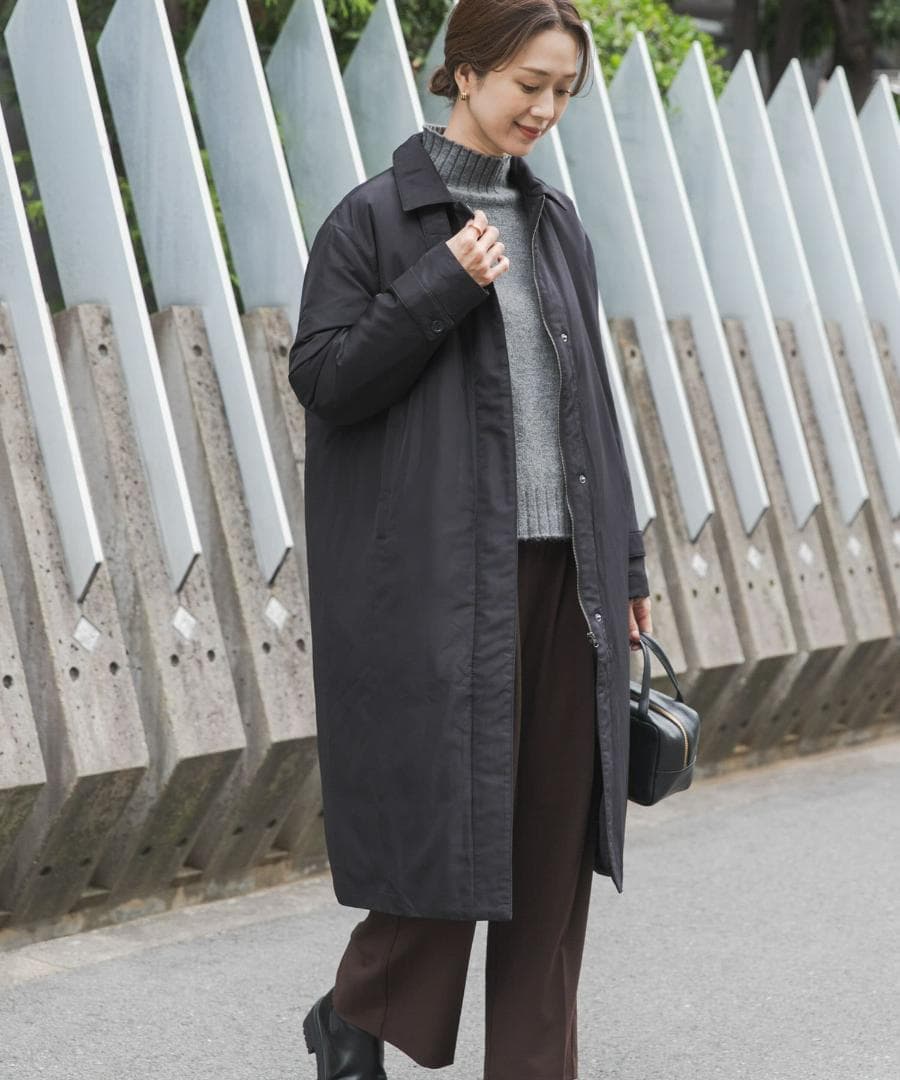 新品◆DOORS◆ステッチレスライトダウンロングコート《BLACK》