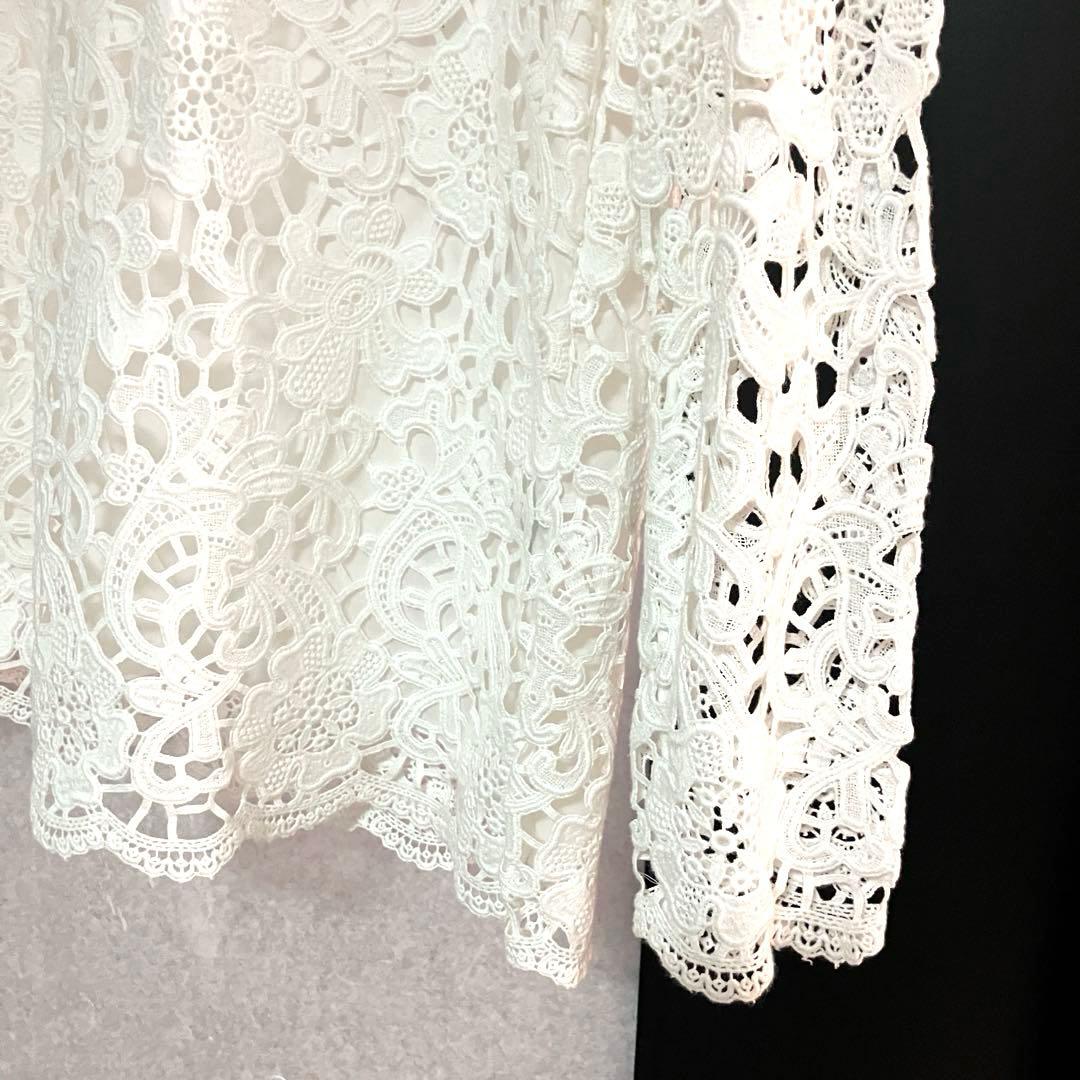 美品】TOMORROWLAND collection 総レースブラウス 38 - メルカリ