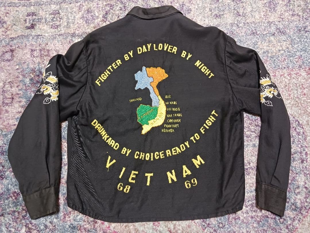 60s VIETNAM SOUVENIR JACKET ベドジャン