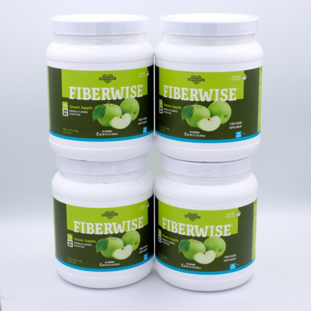 4個!! メラルーカ ファイバーワイズ 糖類オフ グリーンアップル NEW