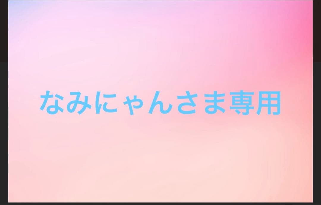 なみにゃんさま専用です