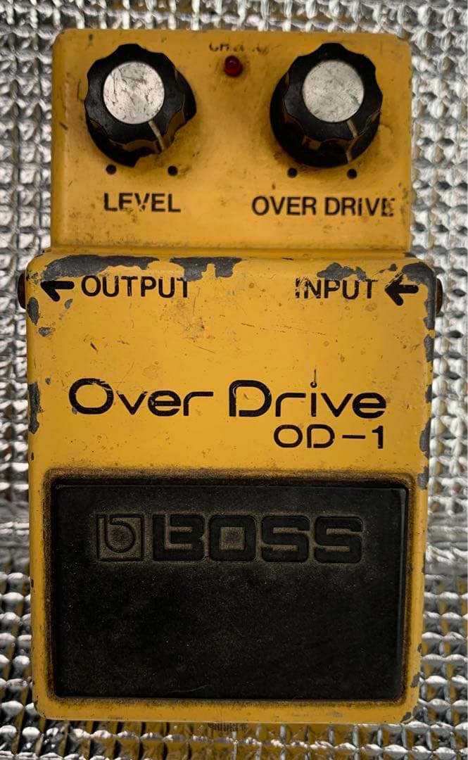 BOSS Over Drive OD-1 銀ネジ BOSS OD-1【80年代初期】【基盤：ED-23D】【オペアンプ:JRC4558D】【銀