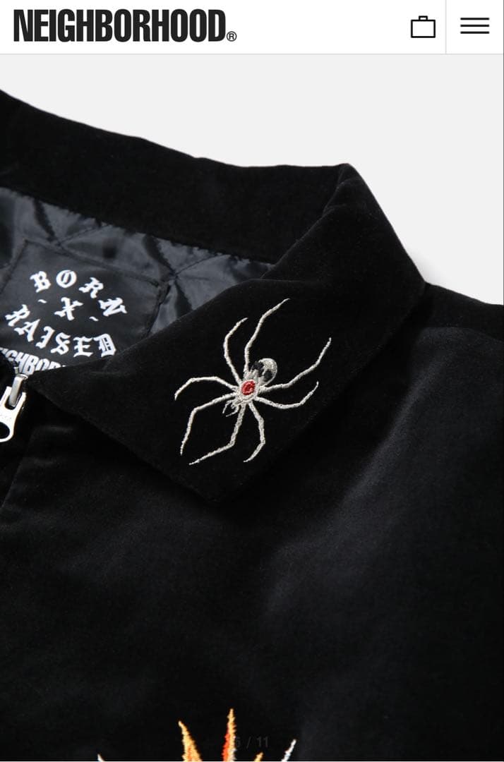 NEIGHBORHOOD Born Raised Souvenir Jacket - メルカリ