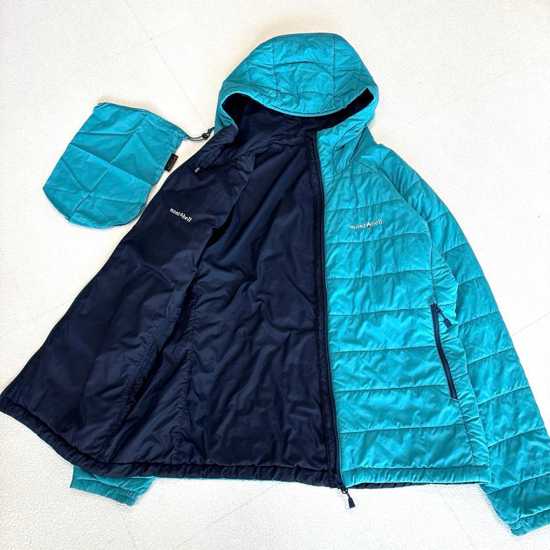 専用【美品/XL】モンベル　リバーシブル　サーマライトパーカ　ターコイズ モンベル ｜ オンラインストア ｜ EXライト サーマラップ パーカ Men's