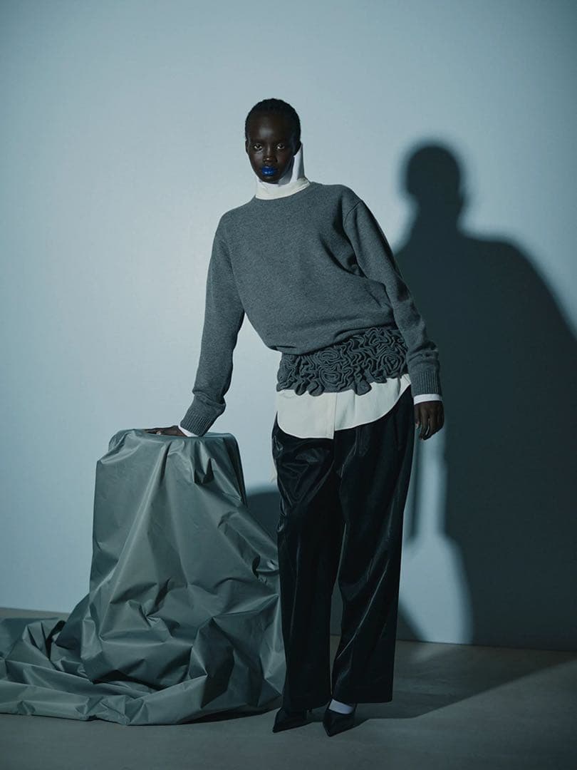 【値下 美品 完売品】IRENE アイレネ ニット フラワーモチーフ