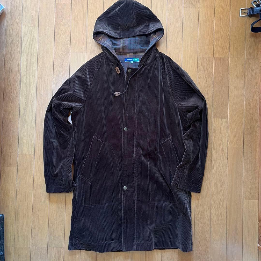 BEAMS TUBE フード付きコーデュロイジャケット Lサイズ
