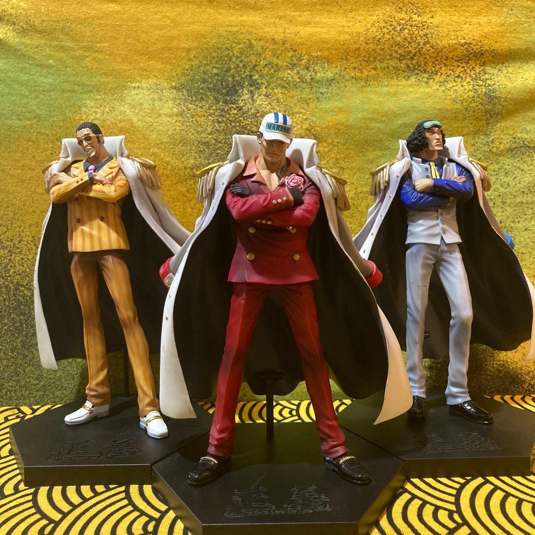 ワンピース グラメン 海軍大将 三大将 黄猿 赤犬 青キジ セット - メルカリ