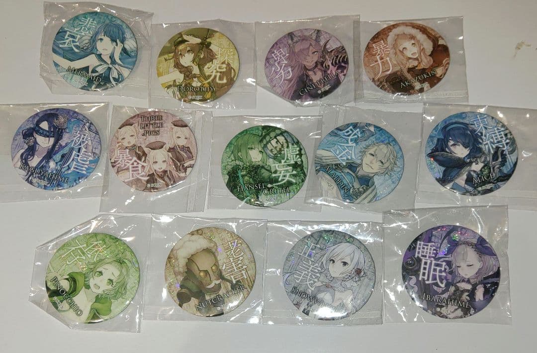 缶バッジ　シノアリス　13種類　スクエニカフェ NEWS ニュース | SINoALICE ーシノアリスー | SQUARE ENIX
