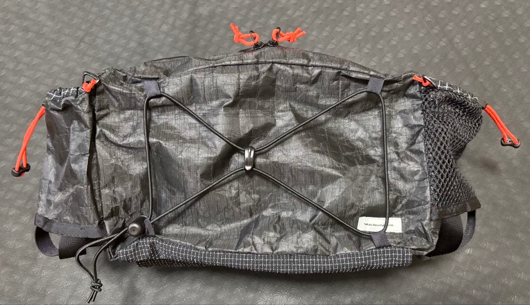 バッグ Takao Mountain Book hip bag DCF BLACK