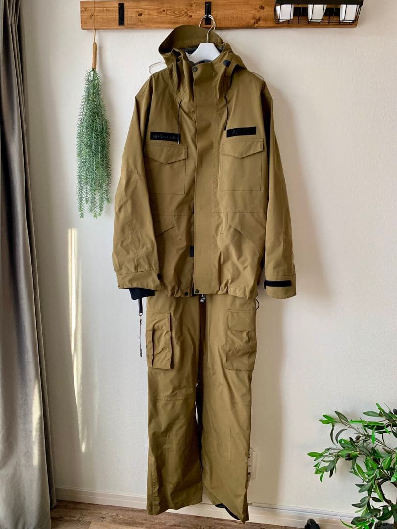 スノーボード AFDICEGEAR POLeR M65 jacket Bib pants